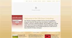 Desktop Screenshot of 100days.com