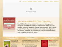Tablet Screenshot of 100days.com